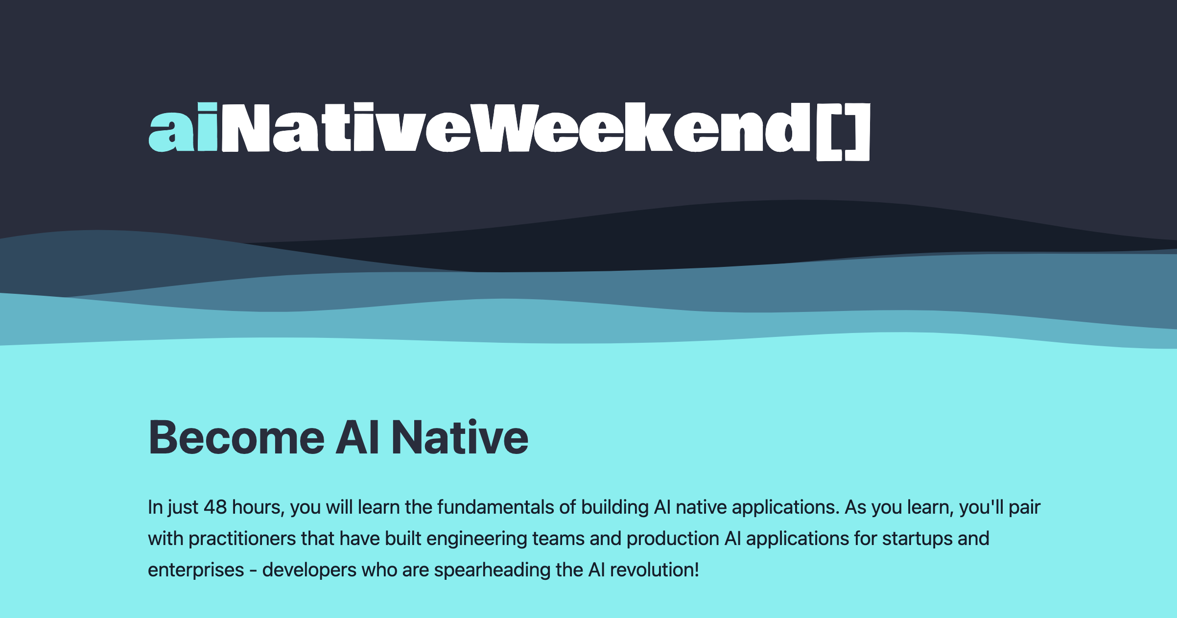 AI Native Weekend
